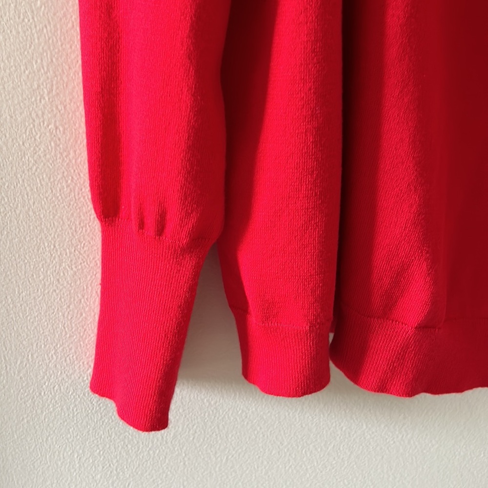 NWT Cyrus Red Ruffle Sweater - Picture 4 of 5